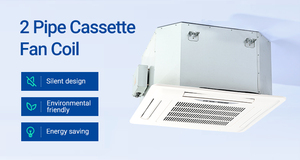 Energy-saving Ceiling-mounted Fan Coil <strong>Unit</strong> <strong>Nine</strong> Types of Chilled Water 220V 4-way Card-type FCU Fan Coil <strong>Unit</strong>