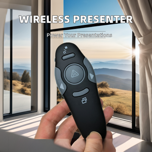 2.4GワイヤレスUSBプレゼンターパワーポイントプレゼンテーションレーザーポインターPPTリモートクリッカープラスチック教育音声インジケーター学習 - Product Image 6