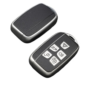 ฝาครอบกุญแจรถหนัง TPU สำหรับ Land Rover ค้นพบ LR4 LR2 Range Rover Sport evoq Jaguar เคสป้องกัน FOB รีโมทอัจฉริยะ - Product Image 1