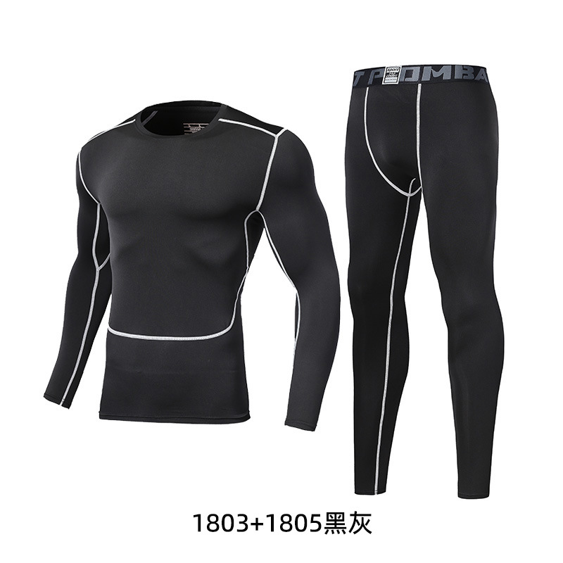 1803 + 1805 black and gray tights