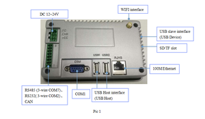 4.3 Inch Embedded Touch Screen With Rs232 / Rs485 All in One Touch Screen Industrial Edge Computing <strong>Linux</strong> Rk3568 NUC970 Mini Pc - Product Image 6