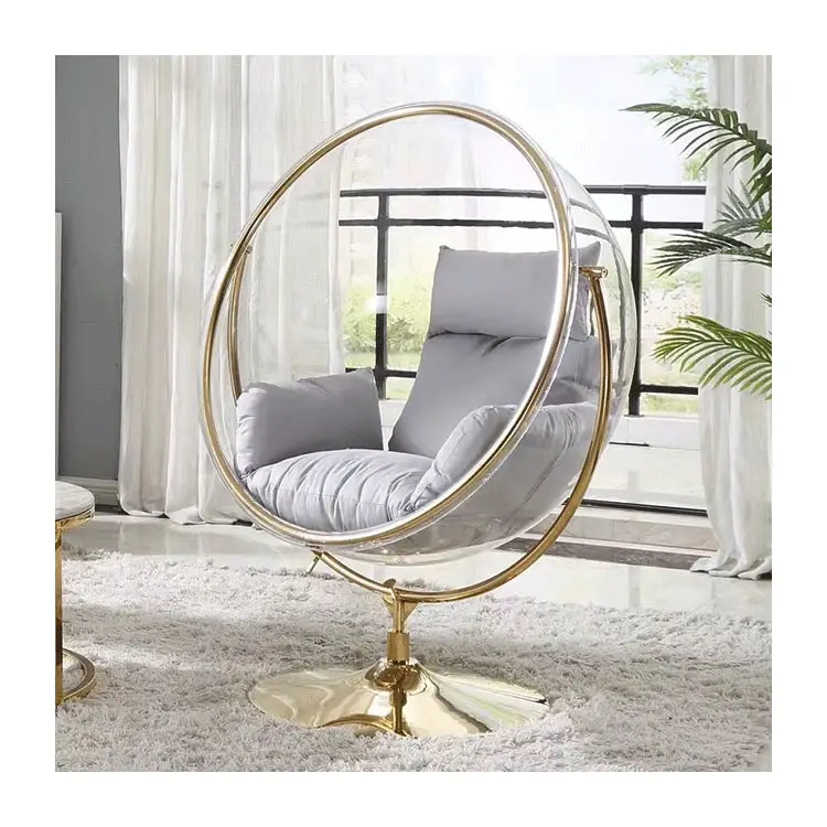 2022 hot sale swing chair for bedroom hanging bubble chair egg chair with stand