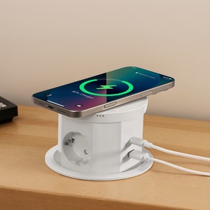 Factory Sales Pop up <strong>Socket</strong> Intelligent Lifting Switch Customizable <strong>Mutil</strong> Modules American UK EU <strong>Socket</strong> USB Wireless Charging - Product Image 4