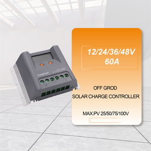 Lumiax 20A 30A 40A 60A 12V 24V USB LCD Smart pwm солнечная панель контроллер заряда - Product Image 2