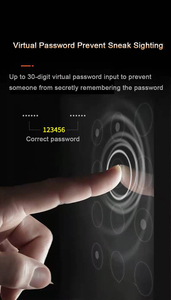 Tuya Face Recognition Door Lock Smart lega di alluminio Fingerprint Password Keyless Intelligent Lock con fotocamera per la casa