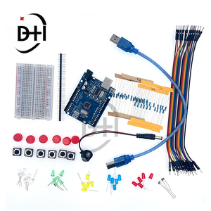 Starter Kit per UNO R3 Mini Breadboard LED Jumper Wire bottone per Arduino Kit per laboratorio di educazione scolastica