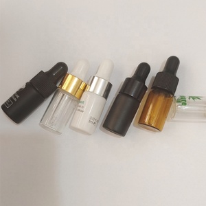 <span class=keywords><strong>1</strong></span>毫升2毫升3毫升5毫升空化妆品样品瓶透明白色黑色迷你玻璃滴管瓶精油血清瓶带移液器 - Product Image 5