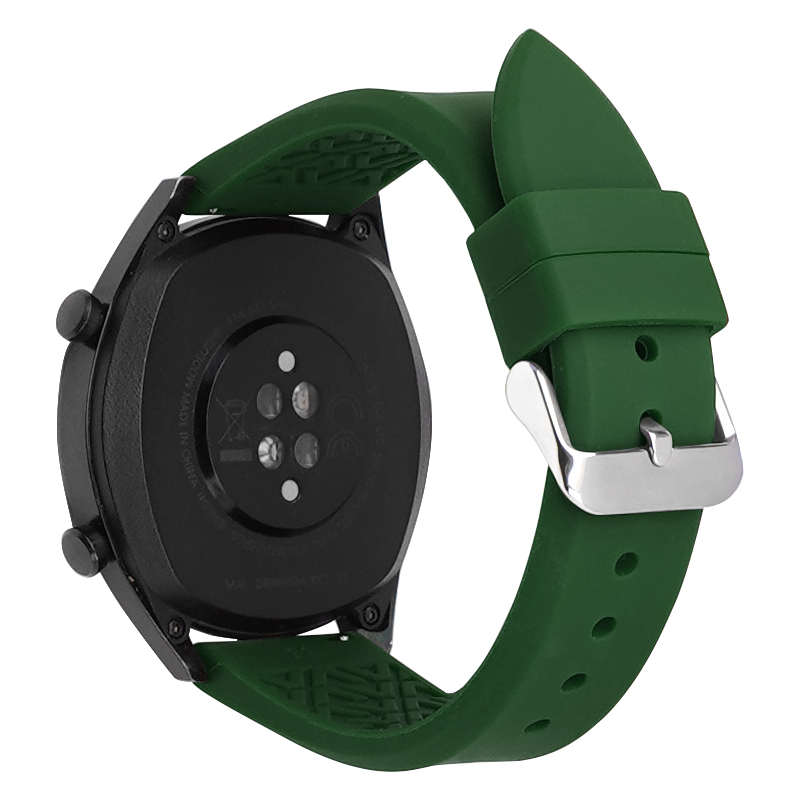 Vert foncé + boucle argentée