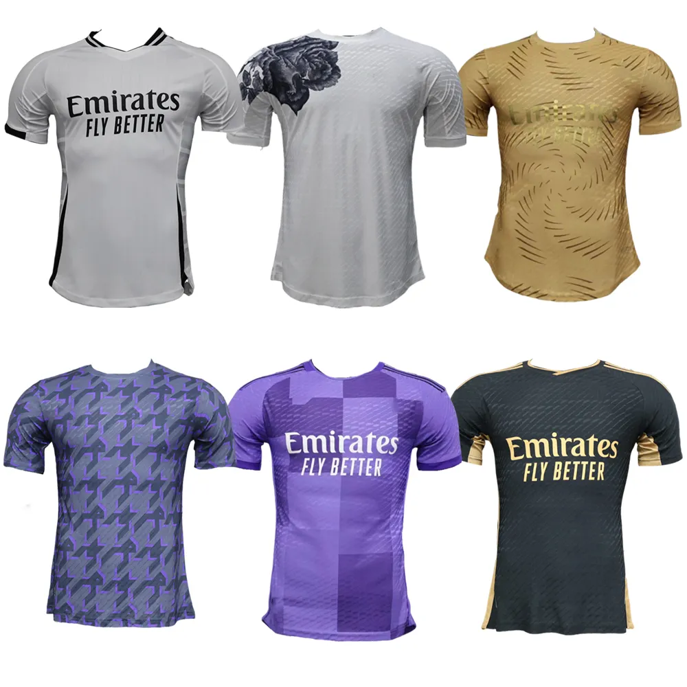 Jersey pakaian sepak bola versi pemain asli 2024 jersey sepak bola klub kaus sepak bola permainan sepak bola kaus versi untuk pria