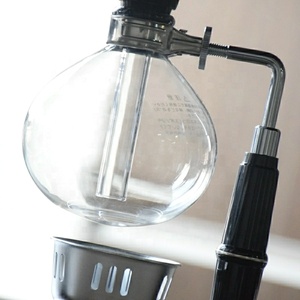 3 <strong>Cups</strong> Manual Syphon Coffee Maker Pot Hand Glass Vacuum Coffee Maker <strong>Brewer</strong> Heat Resistant Siphon Coffee Machine Filter - Product Image 2