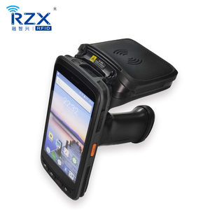 Lector de código de barras ISO 18000-6C uhf rfid, 860mhz-960mhz, portátil, UHF RFID C72, lector de mano con escáner de código de barras 1D y 2D - Product Image 4