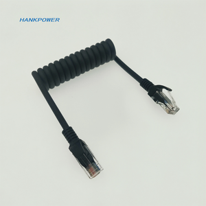 OEM RJ45เครือข่าย LAN Cat5e Cat6e Cat7e สายอีเธอร์เน็ตสปริงเกลียวสายแพทช์ขดหยิกสายไฟ - Product Image 4