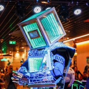 Disfraz de Robot CON luces LED Para adulto ชุดหุ่นยนต์ LED - Product Image 2