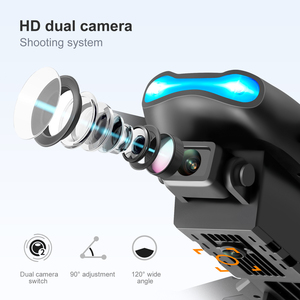 2022 WIFI FPV Aerial Photography Helicopter Foldable Quadcopter Dron Flight 20 <strong>Minutes</strong> APP Control Altitude Hold Mode Drones - Product Image 5