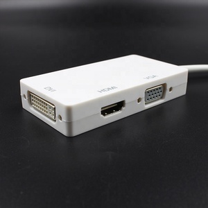 3 in 1 Thunderbolt Display Port Mini DP到HDMI DVI VGA显示端口电缆适配器 - Product Image 5