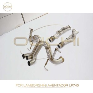 Ouchi ระบบท่อไอเสียเต็มชุดสำหรับ LP740-4 Lamborghini Aventador V12 2016-2021 6.5พร้อมท่อส่งกลับท่อตัน - Product Image 2