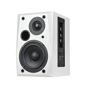 アクティブ木製USB SD MMCカードワイヤレスステレオサウンドノート50W RMS出力4オームHi-Fi Hifi本棚スピーカー - Product Image 2