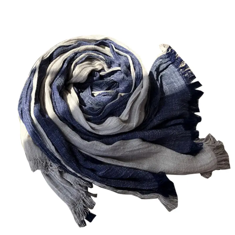 Bufanda de algodón cálida de comercio exterior para mujer bufanda de Jersey de algodón bufanda para mujer marca