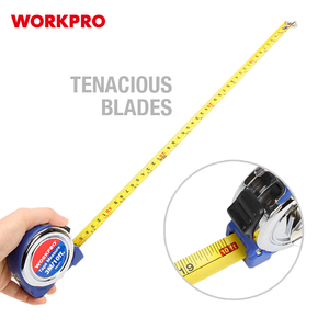 WORKPRO 3M(10FT) Số Liệu Inch Khuyến Mại Mạ Chrome Tự Động Kính Thiên Văn Mini Pocket Đo Băng Thép Biện Pháp Băng - Product Image 4