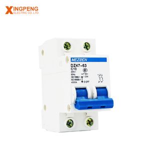 DZ47 2P 3A-63A AC 230V 400V C tipi MCB Mini devre kesici MCB kısa aşırı yük koruyucu Din ray montaj kırma kapasitesi - Product Image 1