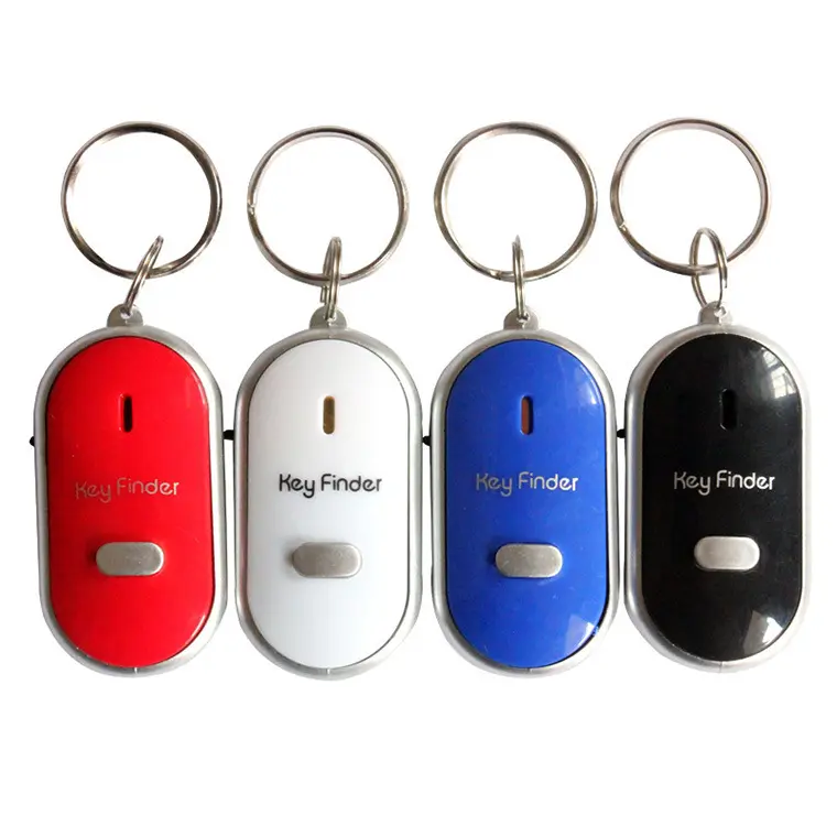 Hot Sale Intelligent Led Whistle Alarm Smart Room KeyFinder Sound Sensor Key chain Whistle Car Key Finder