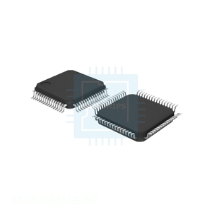 Integrato AT43USB355E-AC IC USB MCU W/HUB,ADC,PWM 64LQFP circuiti integrati Chip Ic - Product Image 1