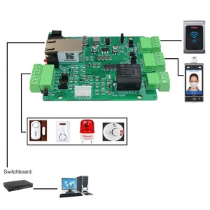 Convertitore da 2 Wiegand a tcp/ip/da 2 canali wiegand a tcp/ip con una scheda a due PIN con uscita a relè - Product Image 1