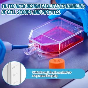 Vô trùng 75cm ² Polystyrene nhựa văn hóa tế bào bình TC điều trị Bộ lọc Mũ phòng thí nghiệm chai với quy mô cho mô văn hóa - Product Image 3