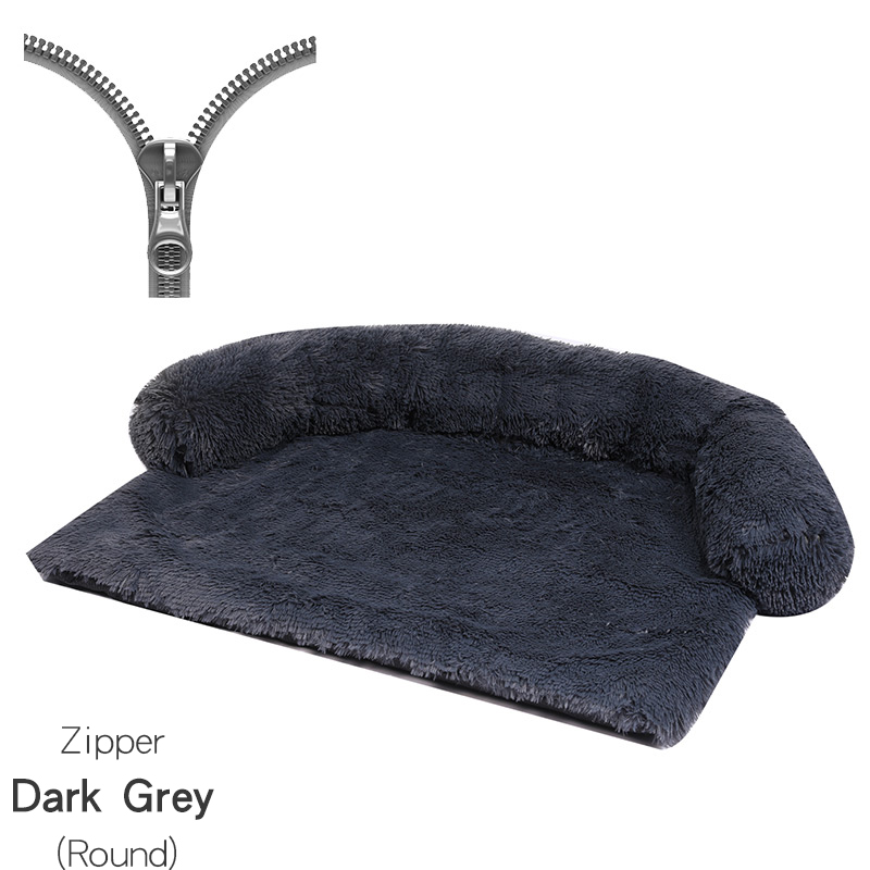 Zipper Round Dark Grey