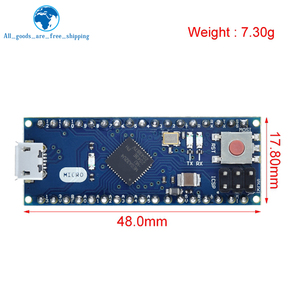 Módulo de placa de expansión TZT ATmega32u4, 5V, 16Mhz, para Arduino Micro, Compatible con R3 Nano, reemplazo Pro, Mini microcontrolador ONE