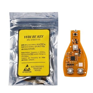 5 Stück Original Xhorse Vvdi Be Key Pro V3.1 Gelbe Platine Smart Remote mit Schlüssels chale mit Chip 315/433MHz für-mb Verbesserte Version - Product Image 5