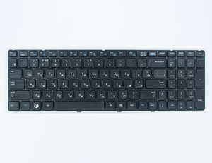 Bàn phím máy tính xách tay cho <span class=keywords><strong>Samsung</strong></span> R578 <span class=keywords><strong>R580</strong></span> r588 R590 rus Đen - Product Image 1