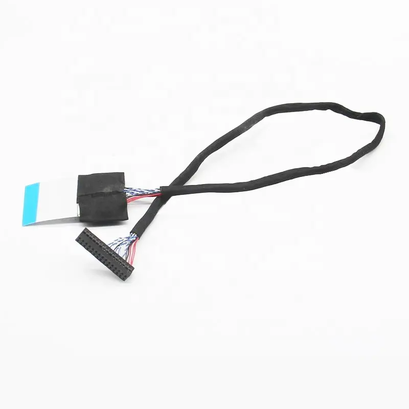 35 pin - 40 pin 0.5mm lvds ffc cable wiring harness ribbon cable