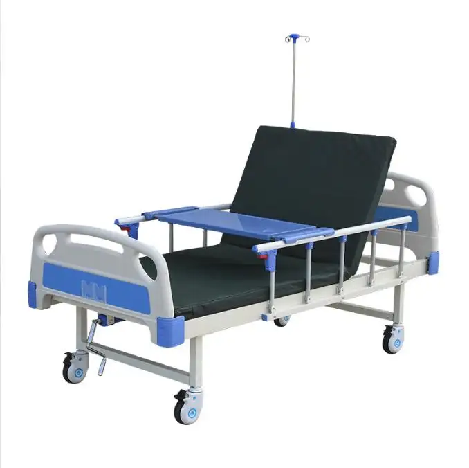 Hastane kullanımı yüksekliği ayarlanabilir yumruklu yatak hasta yatağı tıbbi elektrikli hasta yatağı hastane için