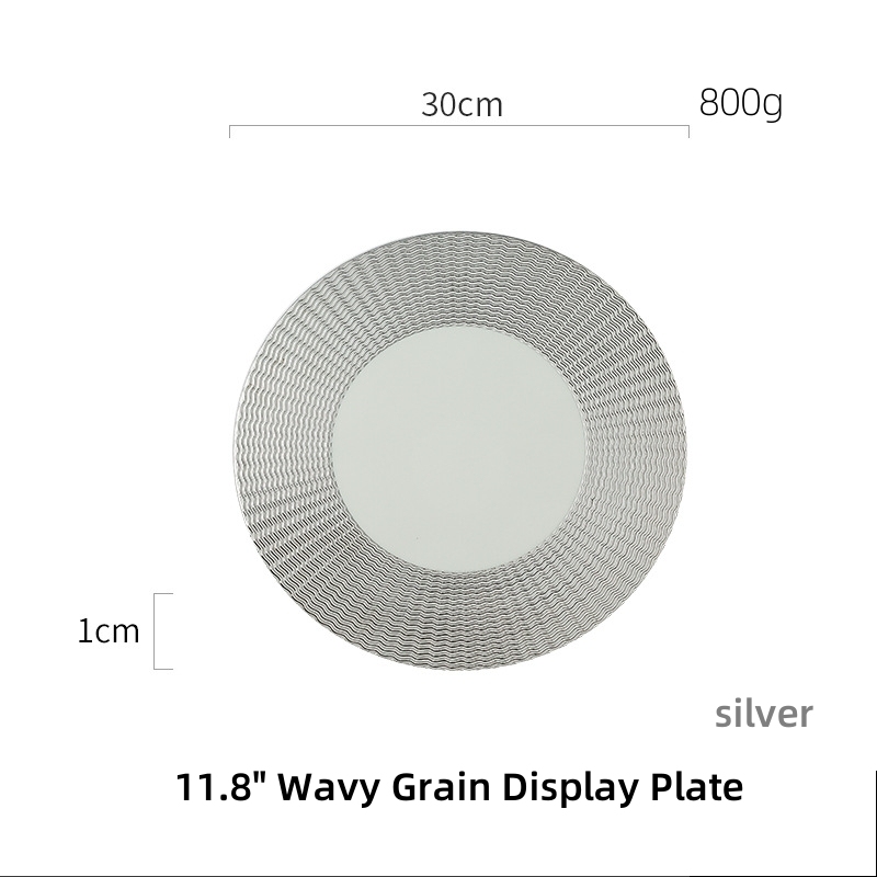 Wavy Grain Display Plate