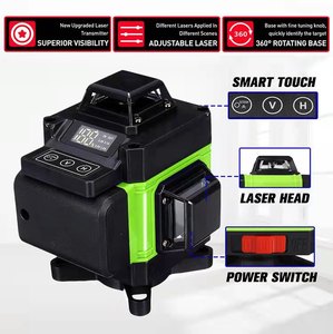 用于家庭装修和装修的多功能4D 16线激光水平仪精确测量工具