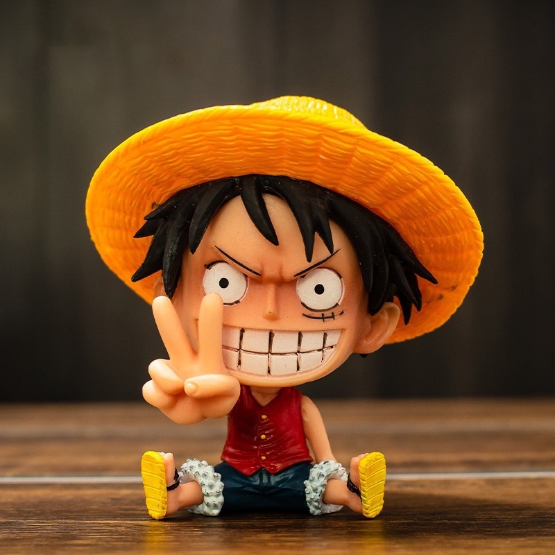 Gk pose assise luffy-9cm