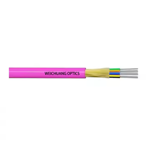 Wholesale MPO Optical Fiber Cable G652D G657A2 4/24/48 OM3 OM4 PVC LSZH Mini Cable Communication Cables for <strong>Networking</strong> - Product Image 2
