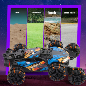 Destek özelleştirilmiş altı tekerlekli alaşım sprey araba çocuk doğum günü hediyesi teknolojisi uzaktan kumanda 4WD oyuncak - Product Image 4
