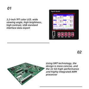 Registrador de datos digital universal KH300AG, registradores de gráficos sin papel de 1-6 canales con 6 entradas universales, + RS485 USB, compatible con OEM - Product Image 3