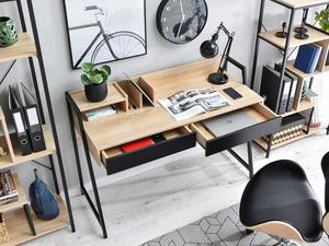 Mesa de ordenador multifuncional y de moda con almacenamiento y diseño de marco de metal resistente PB MDF para sala de estudio de oficina en casa - Product Image 2