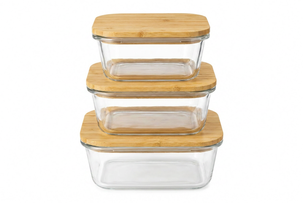 Bamboo Wood Lid