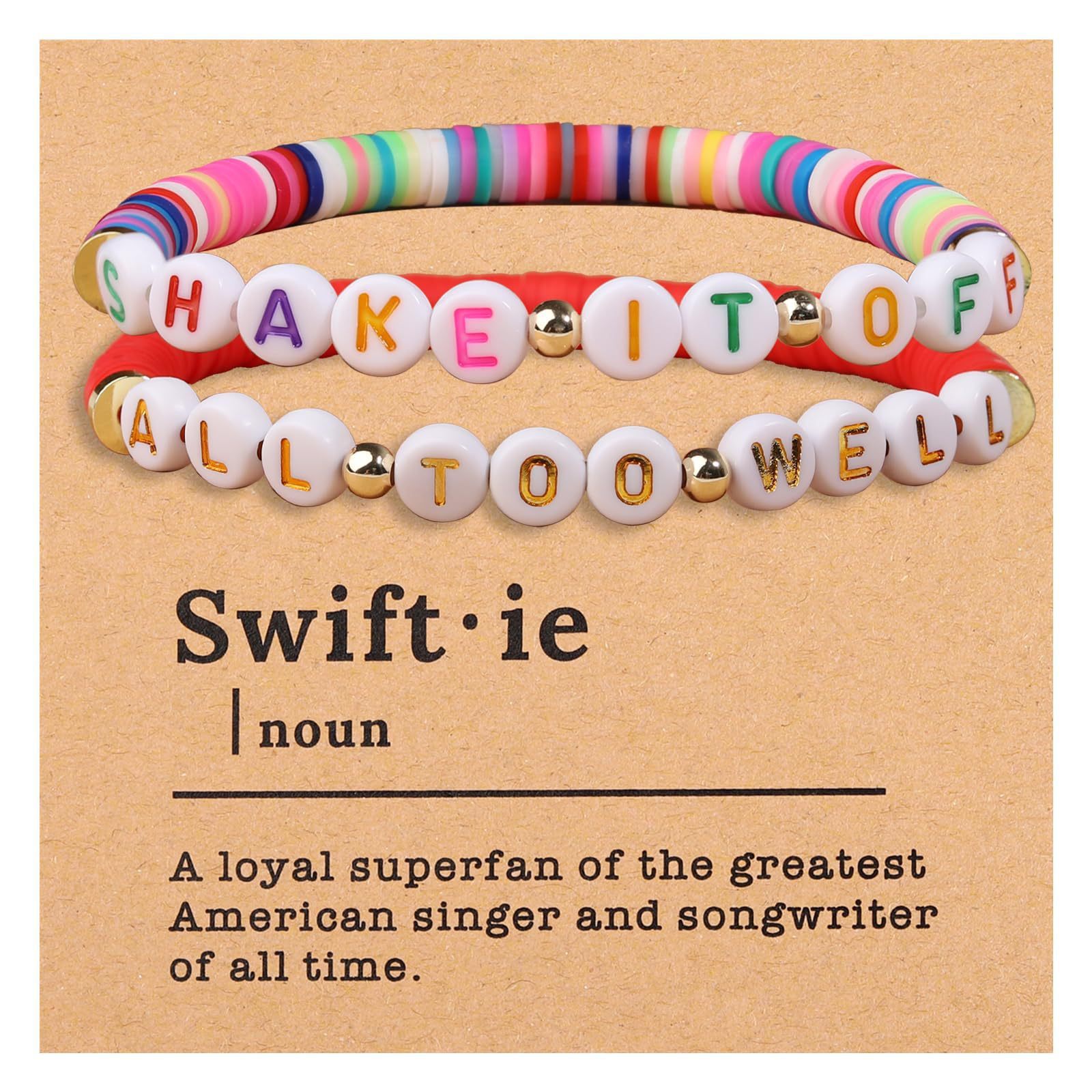 SHAKE IT OFF + ALL TO WELL - Empaque de tarjeta con imagen