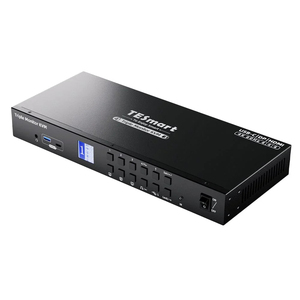 TESmart USB 3.0 HDMI + DP + USB C KVM交换机3监视器4台计算机4K 60Hz MST EDID 4端口三重监视器类型C KVM切换器 - Product Image 1