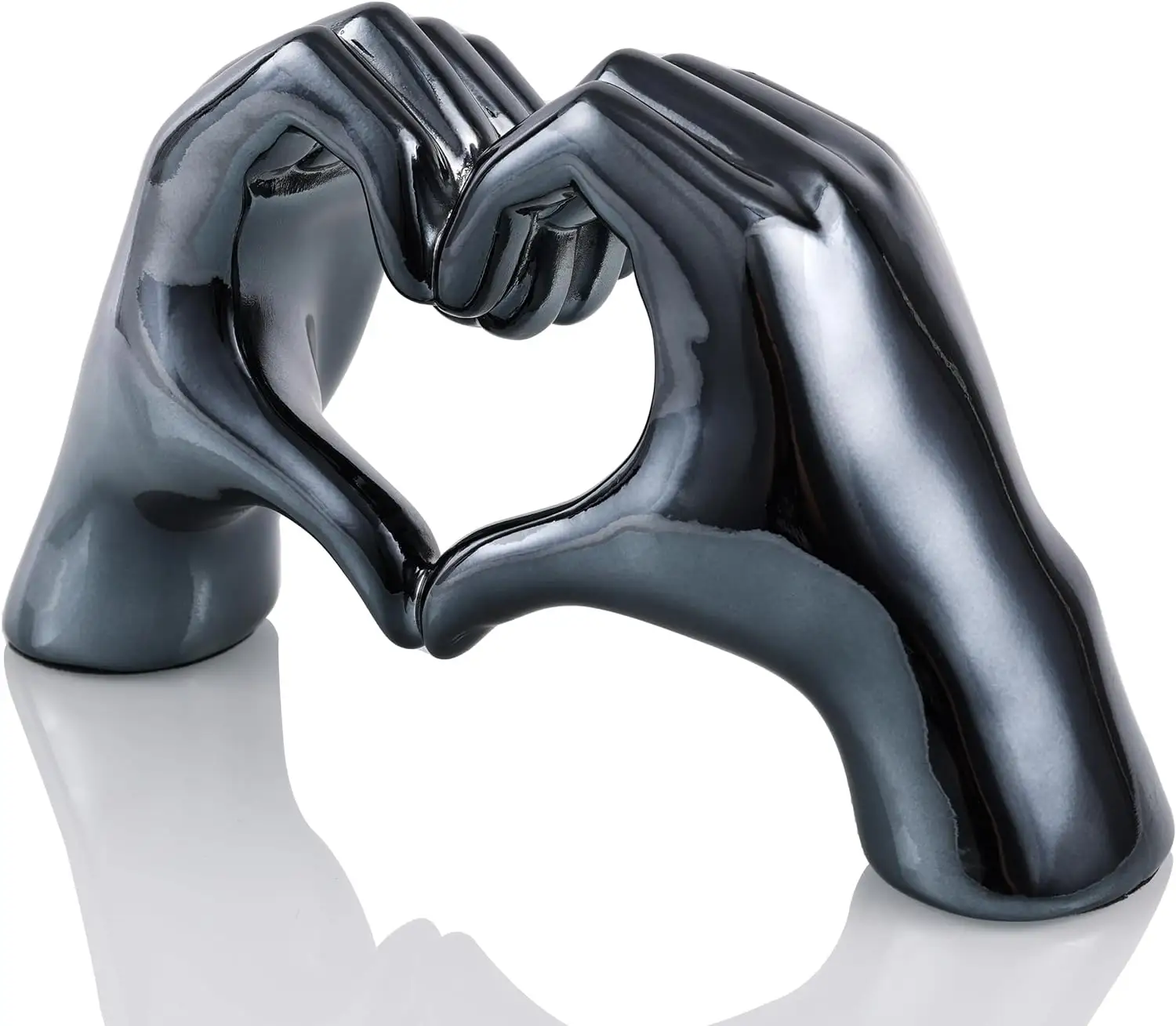 Vendita calda scultura in resina con gesto d'amore scultura da casa scultura decorativa decorazione regalo anniversario matrimonio