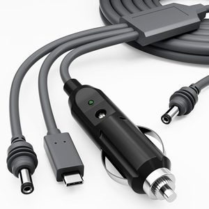 3-in-1 StarlinkミニDC電源ケーブル18AWG車のシガレットライターDC USB CからDC 5521ケーブル急速充電 - Product Image 2