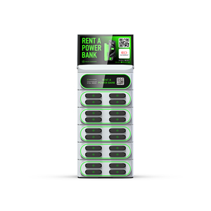 Qr סריקה שירות עצמי 20 חריצים stackable שיתוף powerbank עם טלפון מסך עבור חיצוני מסחרי קל ללכת