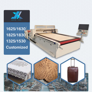 JX 1625 Co2-Laser-Schneidemaschine für Stoffschnitt mit CCD automatisches Be- und Entladen 1625
