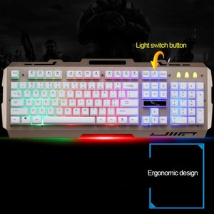 En çok satan G700 kablolu oyun klavyesi RGB arkadan aydınlatmalı 104 tuşları klavye ile telefon tutucu ile uyumlu Win XP/7/8/10/ - Product Image 6