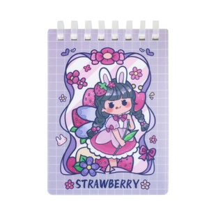 Cute Flip up Soft Wire <strong>Notebook</strong> <strong>with</strong> A7 Horizontal Line <strong>Notebook</strong> for Student Office and Study <strong>Notes</strong> - Product Image 1